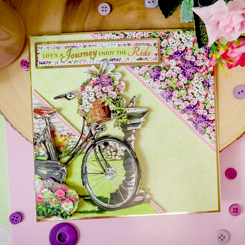 Perfect Days Deco-Large Set - Bicycle Blooms