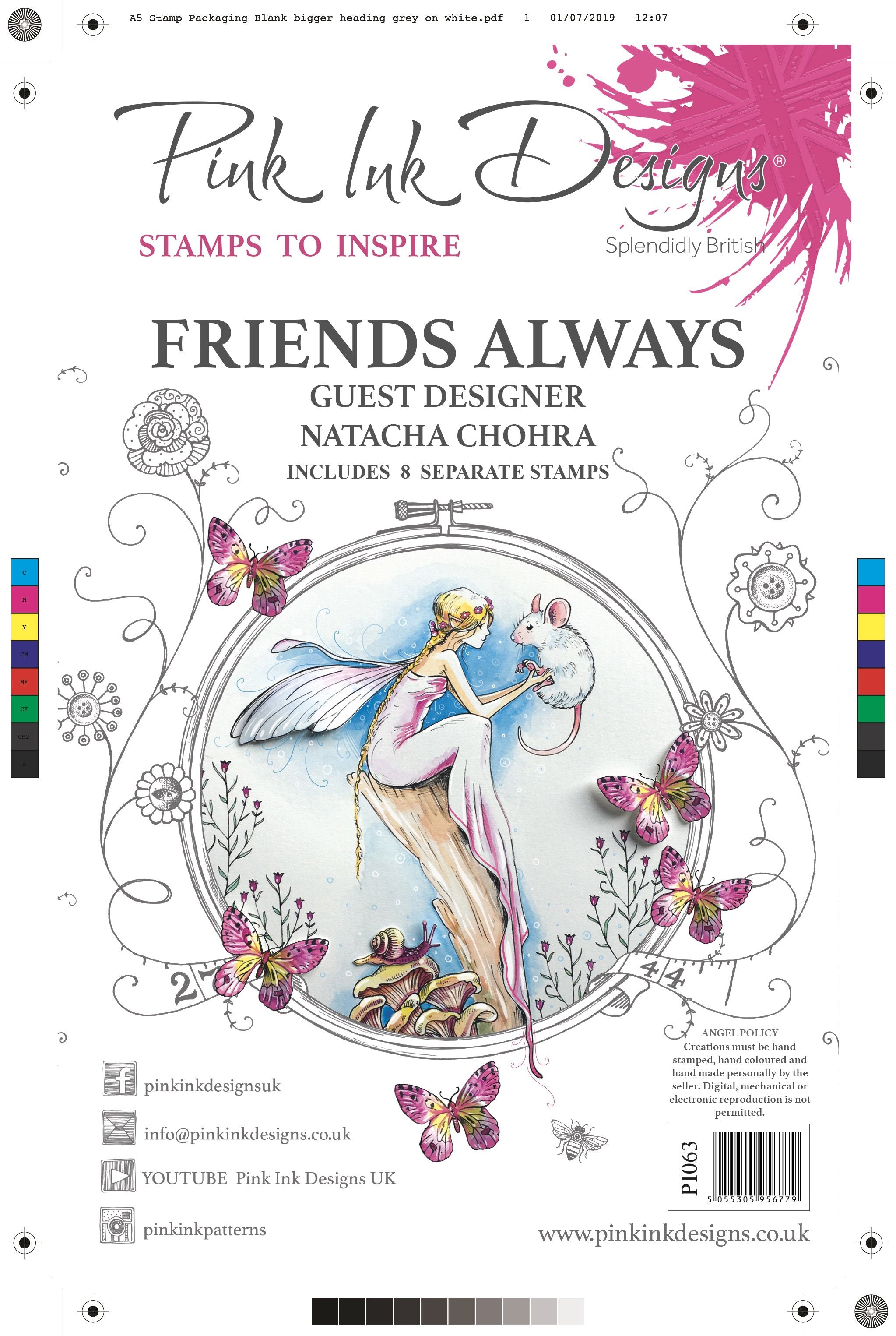 Friends Always A5 Clear Stamp Set