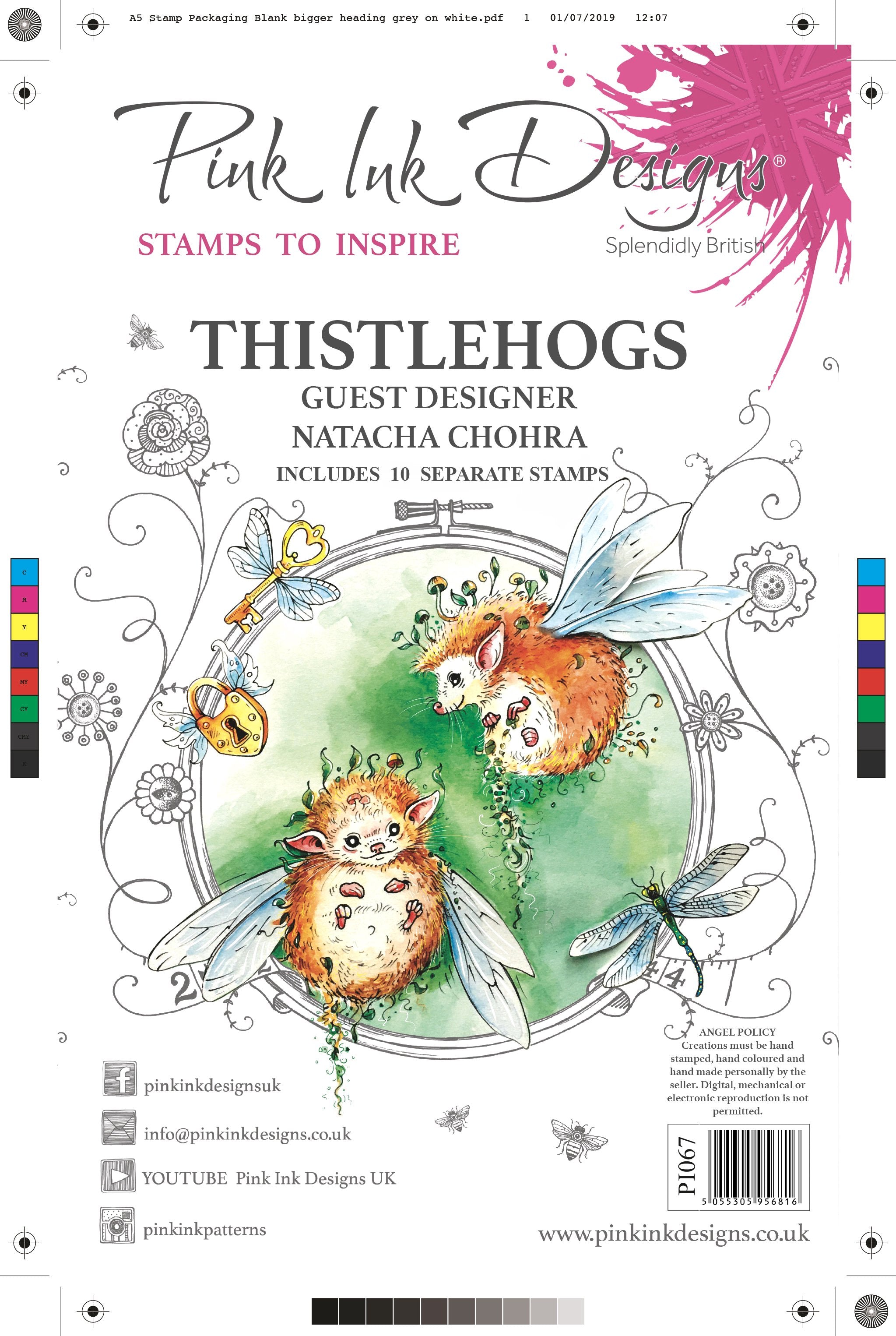 Thistlehogs A5 Clear Stamp Set