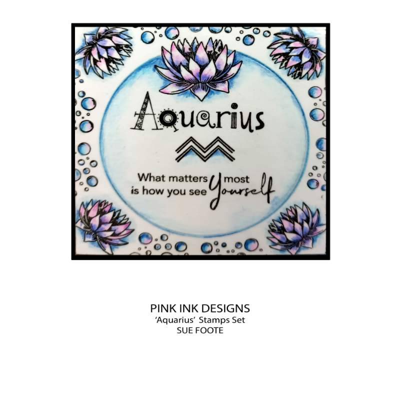 Pink Ink Designs Aquarius - Independence 6 in x 8 in Clear Stamp Set