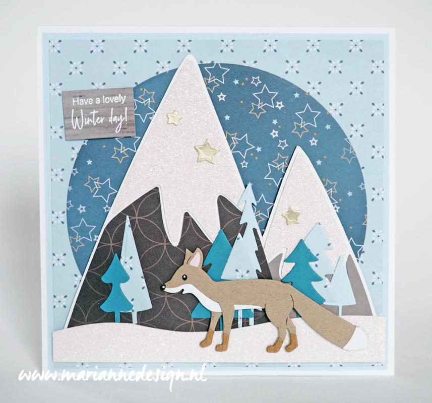 Marianne Design A5 Pretty Paper Bloc Winter Days By Marleen