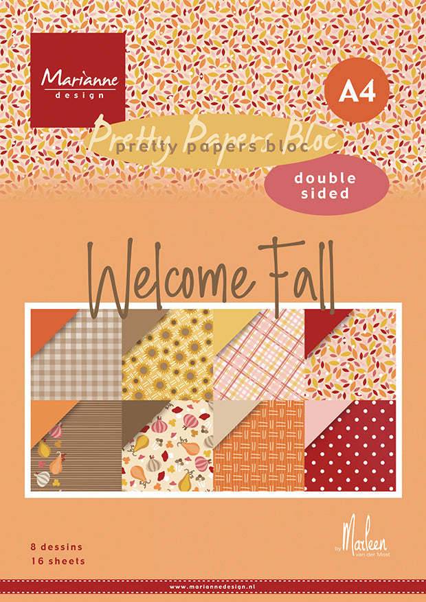 Marianne Design Welcome Fall By Marleen