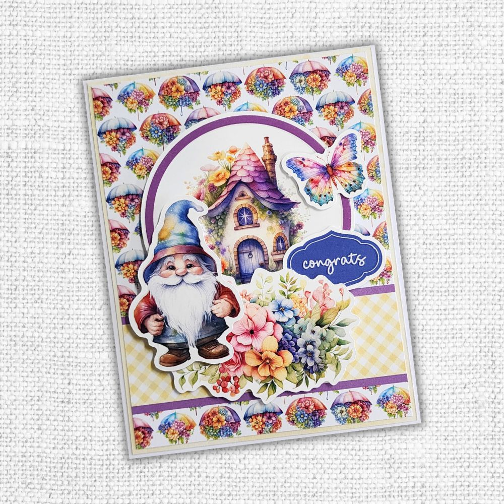 Rainbow Garden 1.0 6x8" Die Cuts & Sentiments 31686