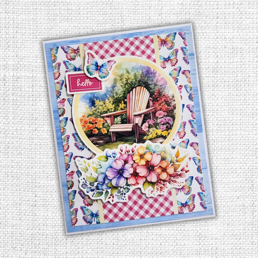 Rainbow Garden 1.0 6x8" Die Cuts & Sentiments 31686