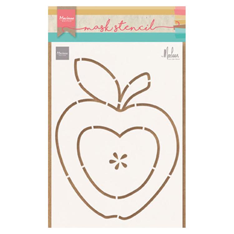 Marianne Design Craft Stencil: Apple by Marleen