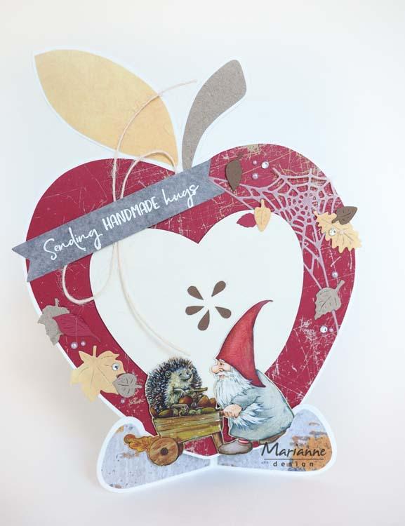 Marianne Design Craft Stencil: Apple by Marleen