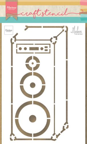 Music Speaker by Marleen Craft Stencil