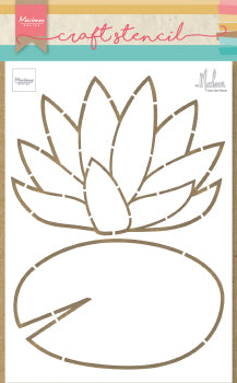 Craft Stencil Waterlily by Marleen