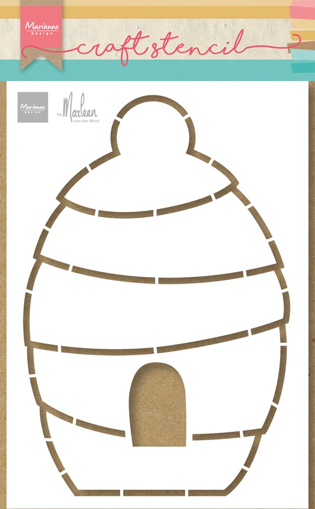 Marianne Design Craft Stencil - Beehive By Marleen