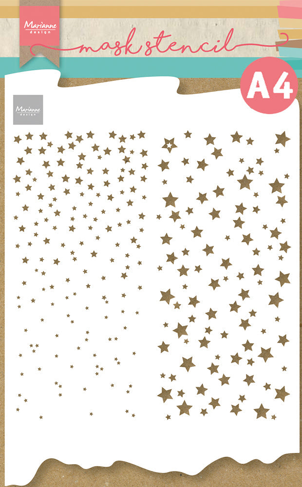 Marianne Design Mask Stencil - A4 - Slimline Starry Night