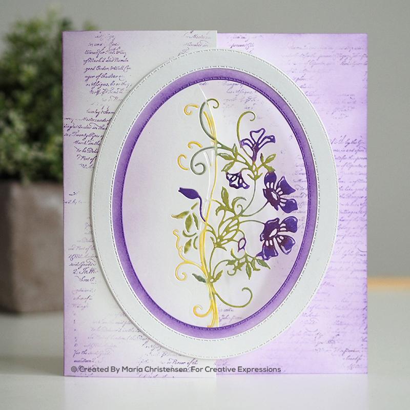 Creative Expressions Paper Cuts Edger Climbing Clematis Craft Die