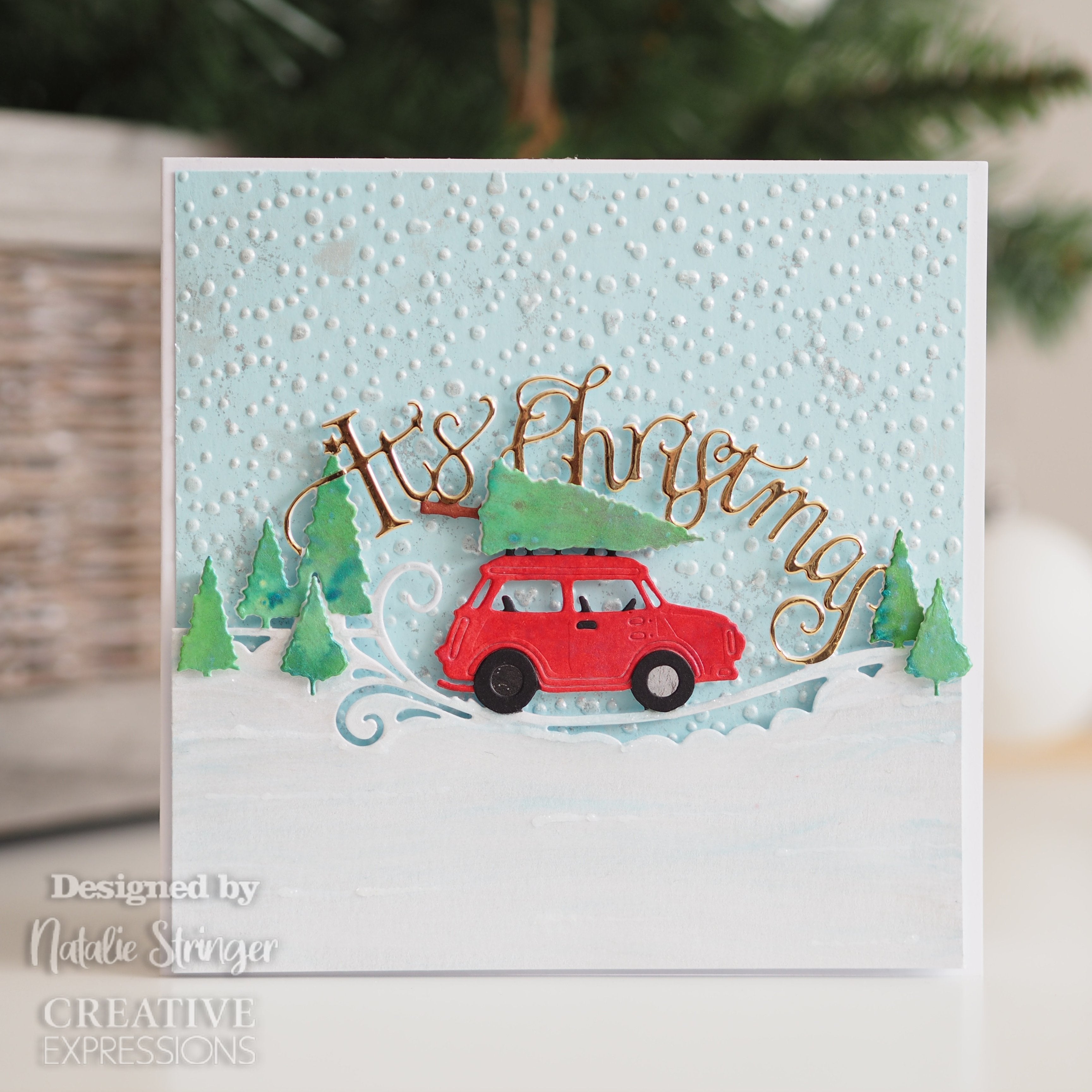 Creative Expressions Paper Cuts It's Christmas Edger Craft Die