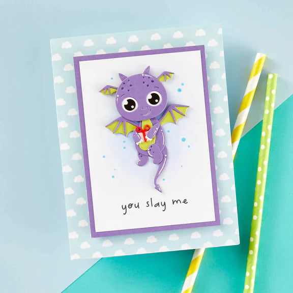 Monster Birthday Sentiments Clear Stamp Set from the Monster Birthday Collection