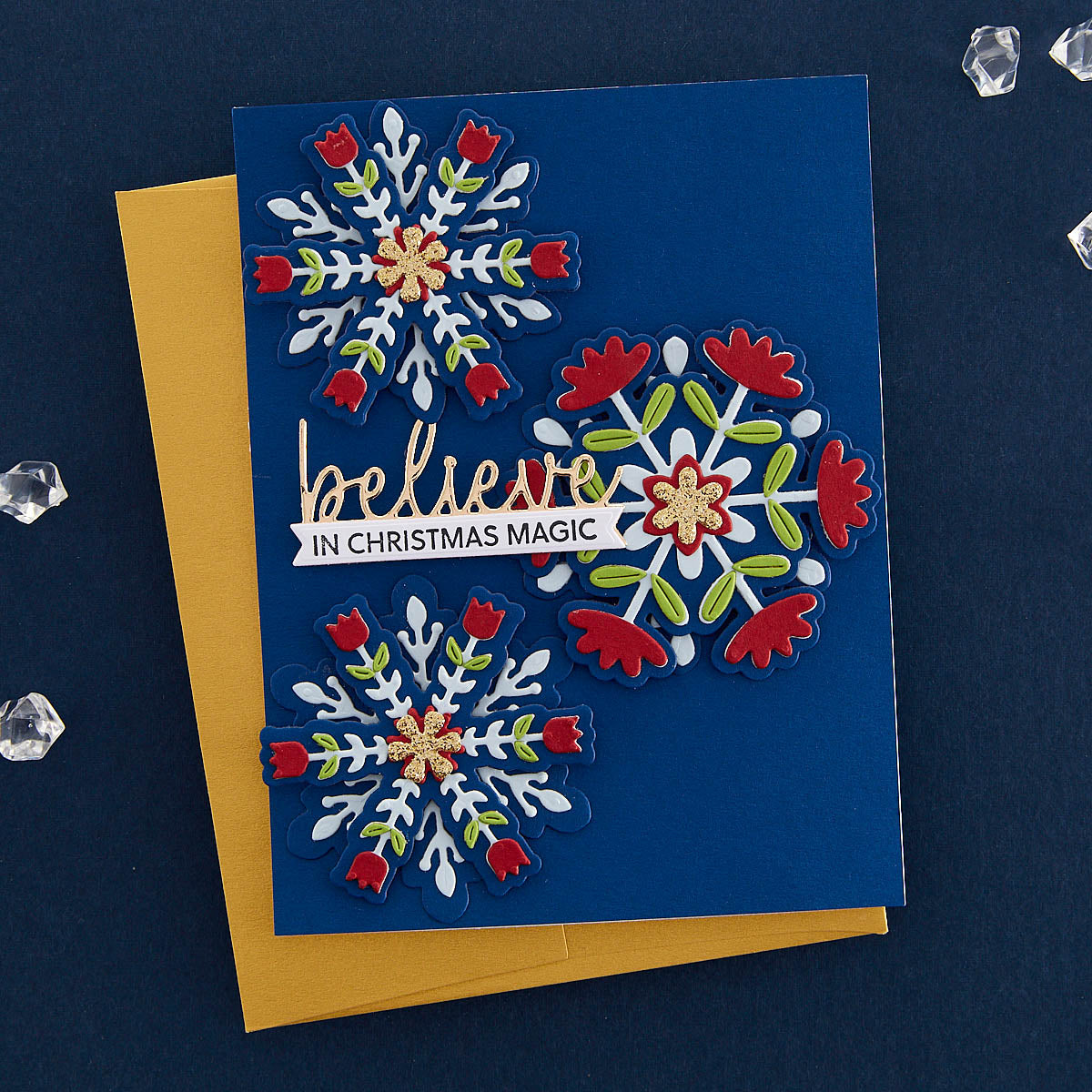 Delicate Snowflakes Etched Dies from the Bibi's Snowflakes Collection by Bibi Cameron