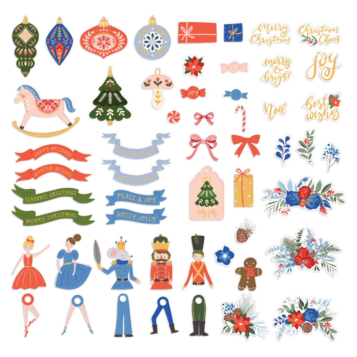 Nutcracker Ballet Printed Die Cuts from the Nutcracker Sweet Collection