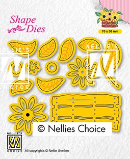 Shape Dies Build Up Dies Flower Basket