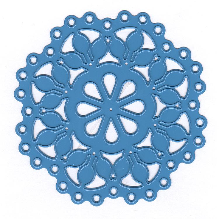 Nellie's Choice - Shape Die Blue Mandala