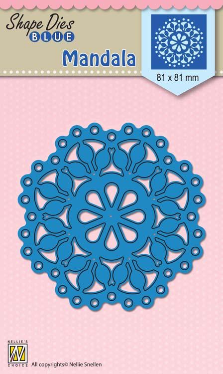 Nellie's Choice - Shape Die Blue Mandala