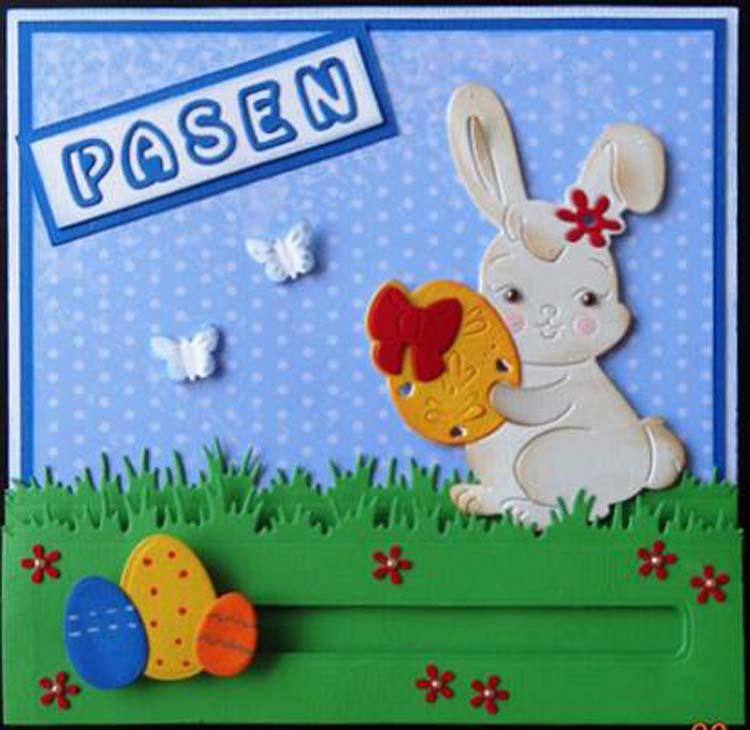 Nellie's Choice - Shape Die Blue Easter Bunny