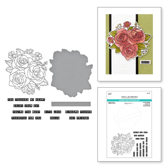 Garden Party Clear Stamp & Die Set from the From the Garden Collection by Wendy Vecchi