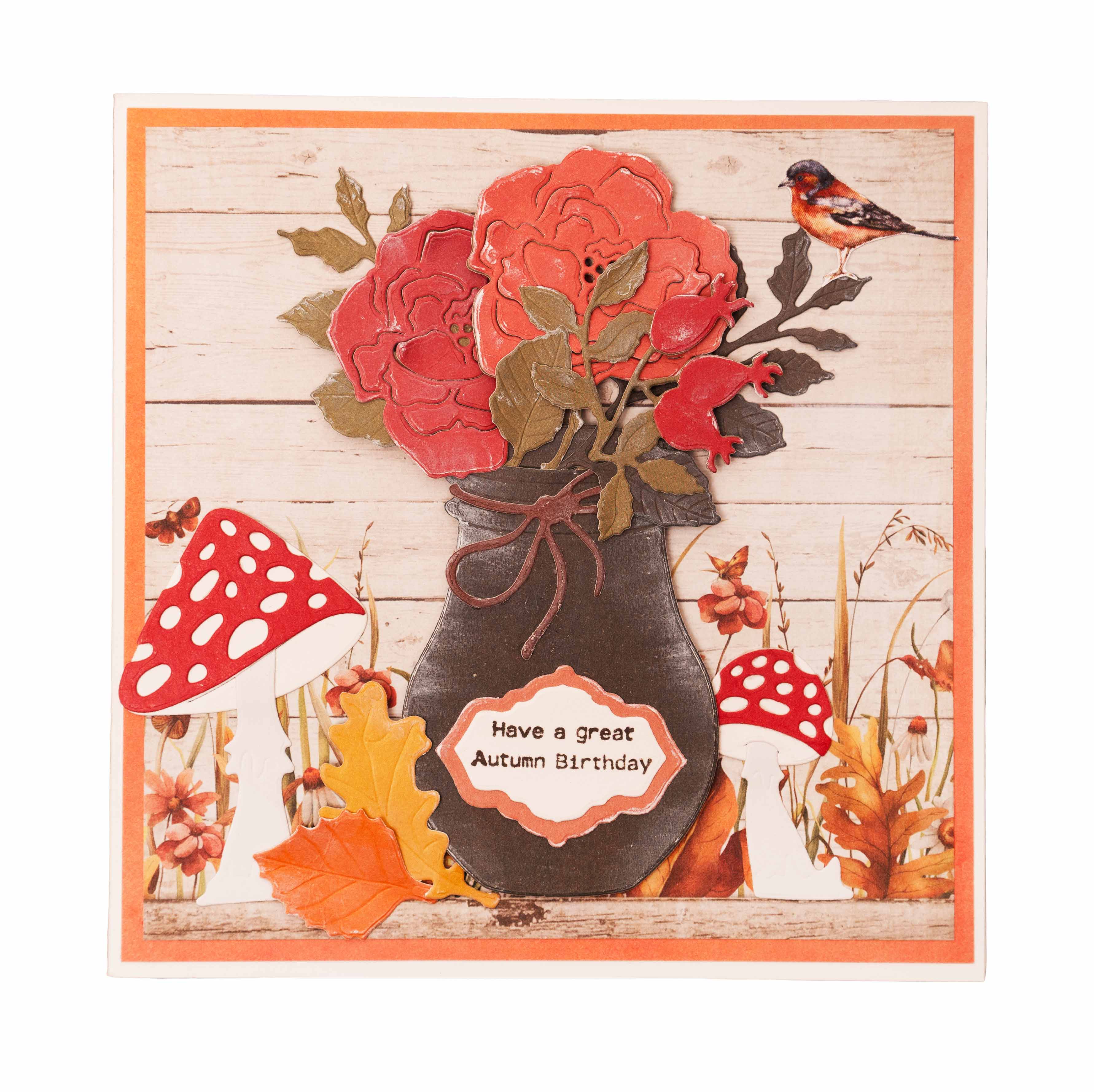SL Cutting Die Autumn Scenery Autumn Bouquet 105x141x1mm 12 PC nr.695
