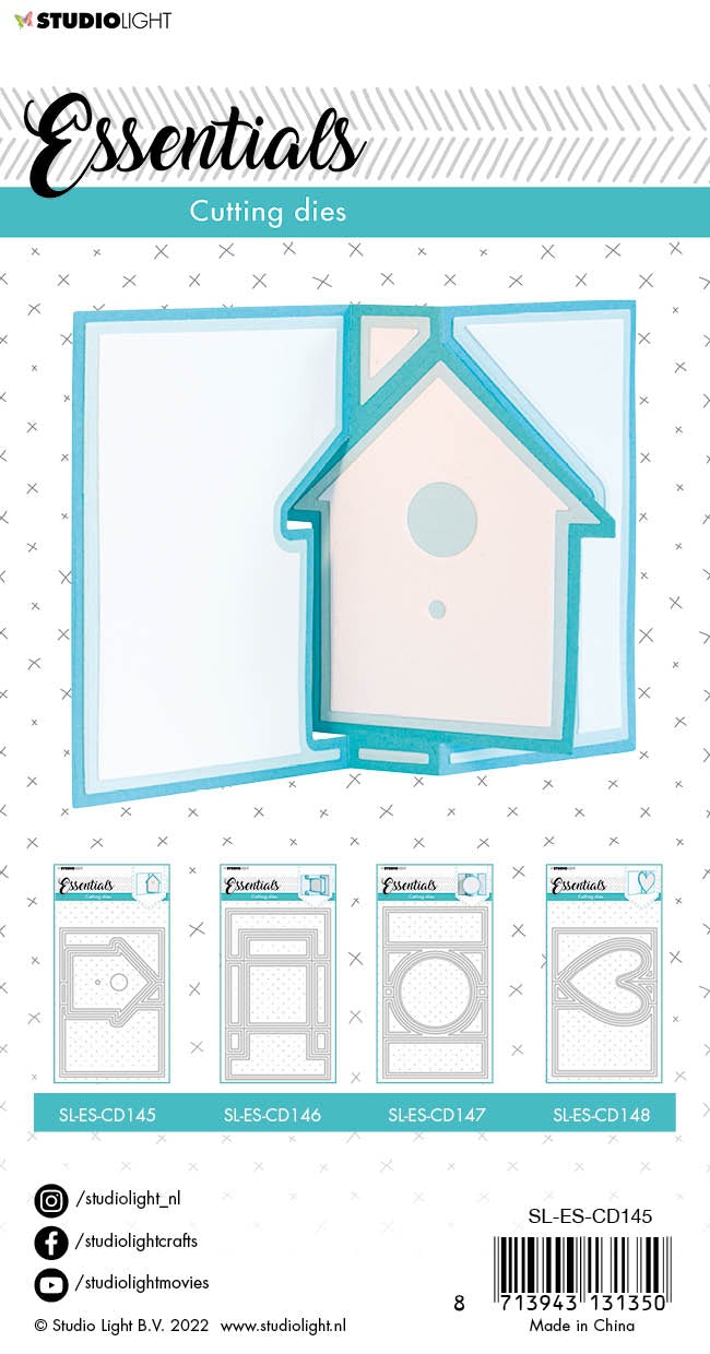 SL Cutting Die Bird House Essentials 166x102x1mm 1 PC nr.145