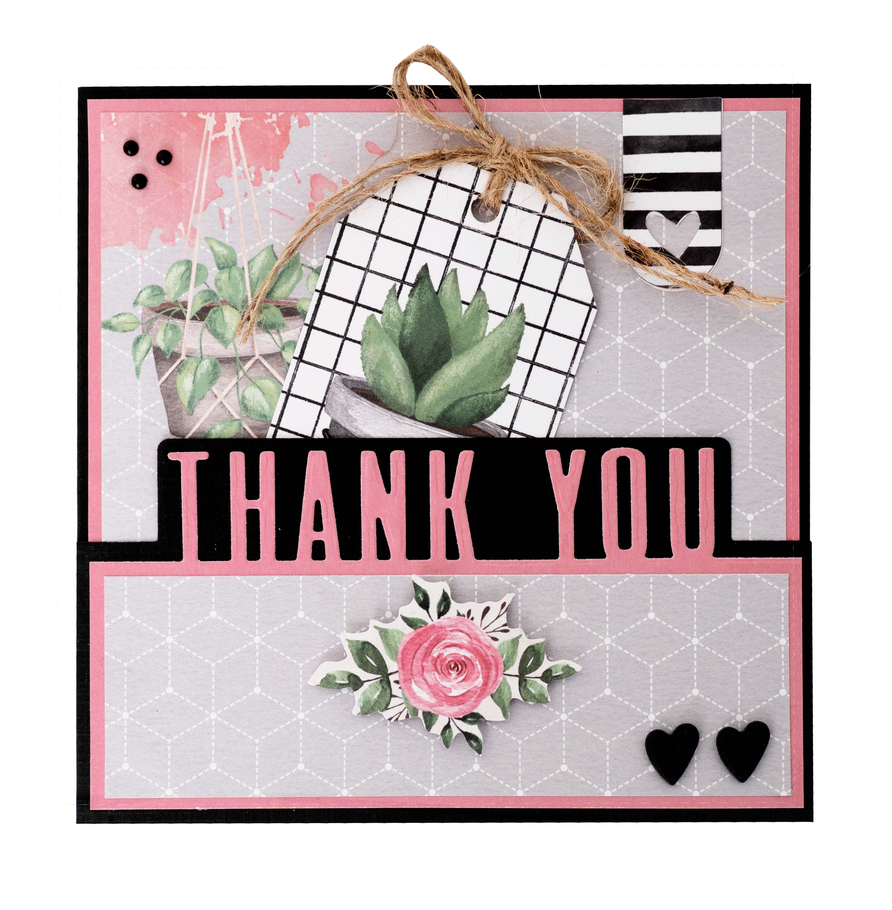 SL Cutting Die Thank You Sentiments Essentials 60x152x1mm 4 PC nr.218