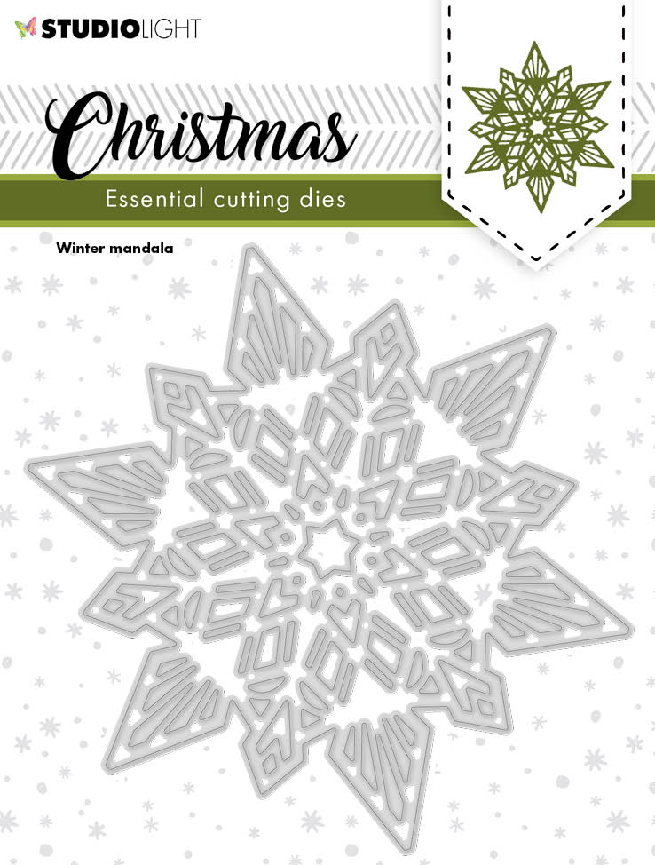 SL Cutting Dies Christmas Star Mandala Essentials 110x110x1mm 1 PC nr.249