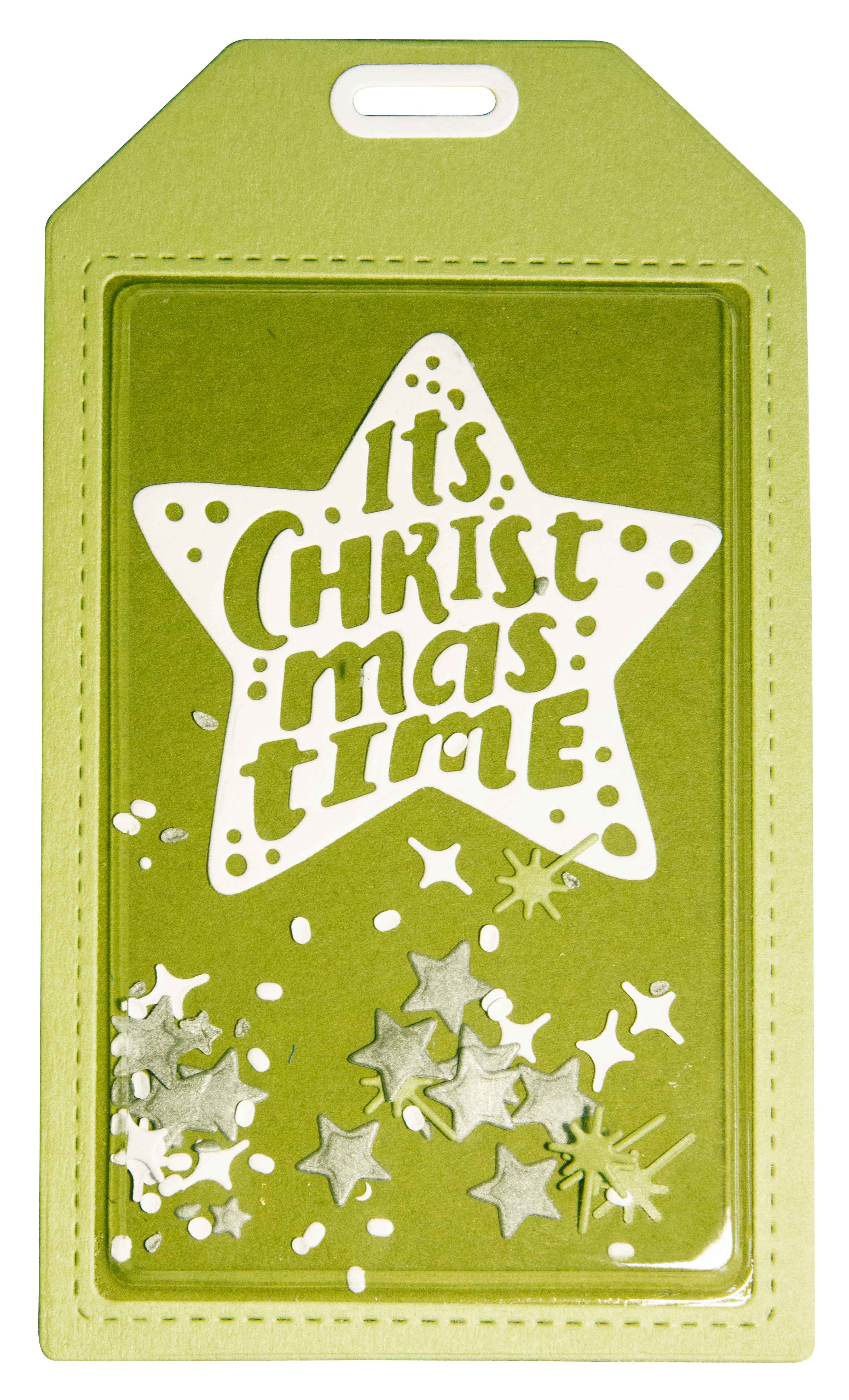 SL Cutting Dies Christmas Tag Shaker Essentials 82x142x1mm 7 PC nr.251