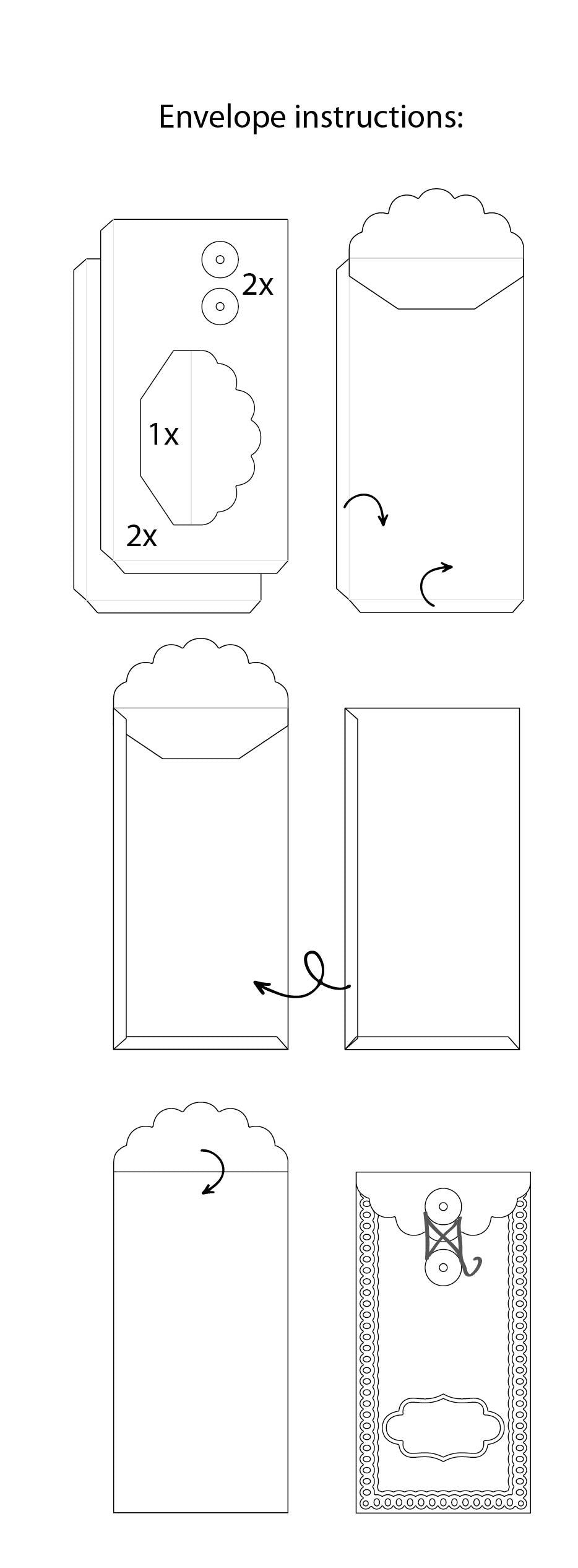 SL Cutting Die Envelope Essentials 210x148mm nr.36