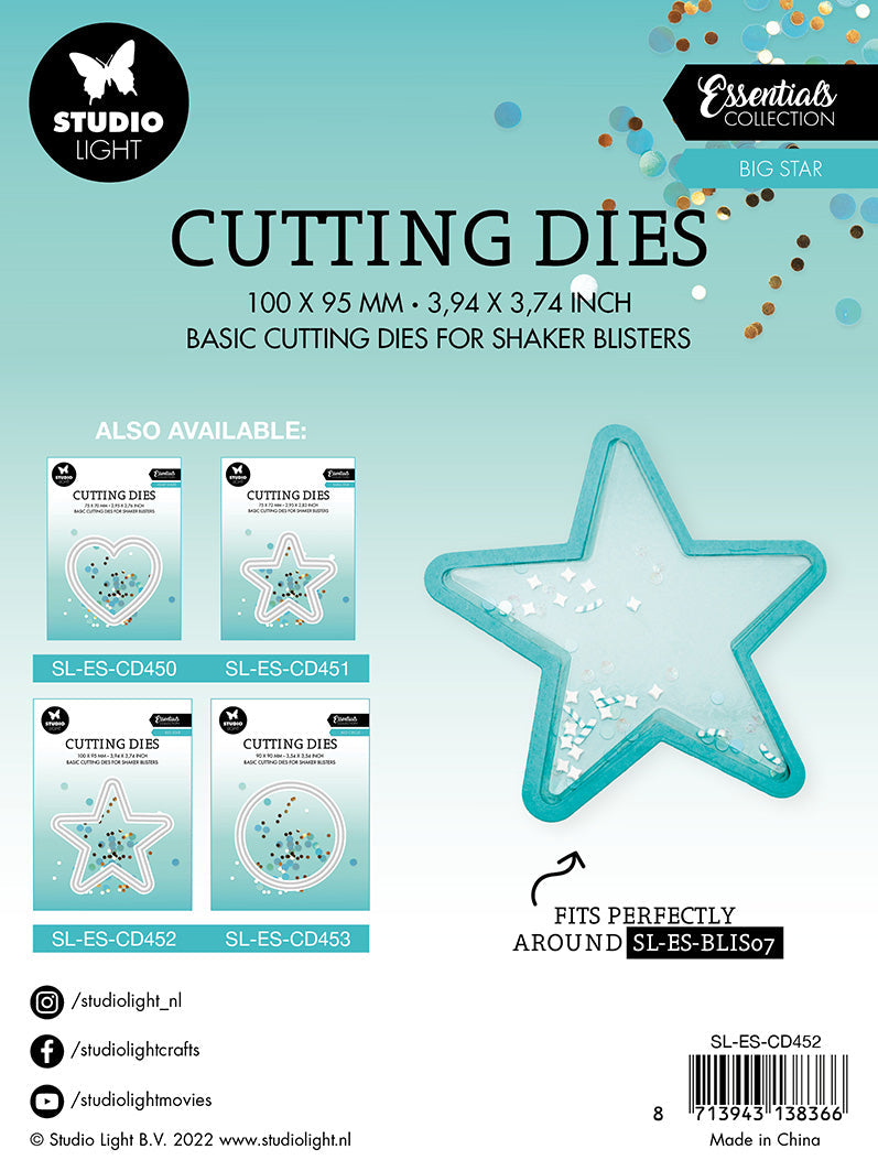 SL Cutting Dies Big Star Essentials 100x95x1mm 2 PC nr.452