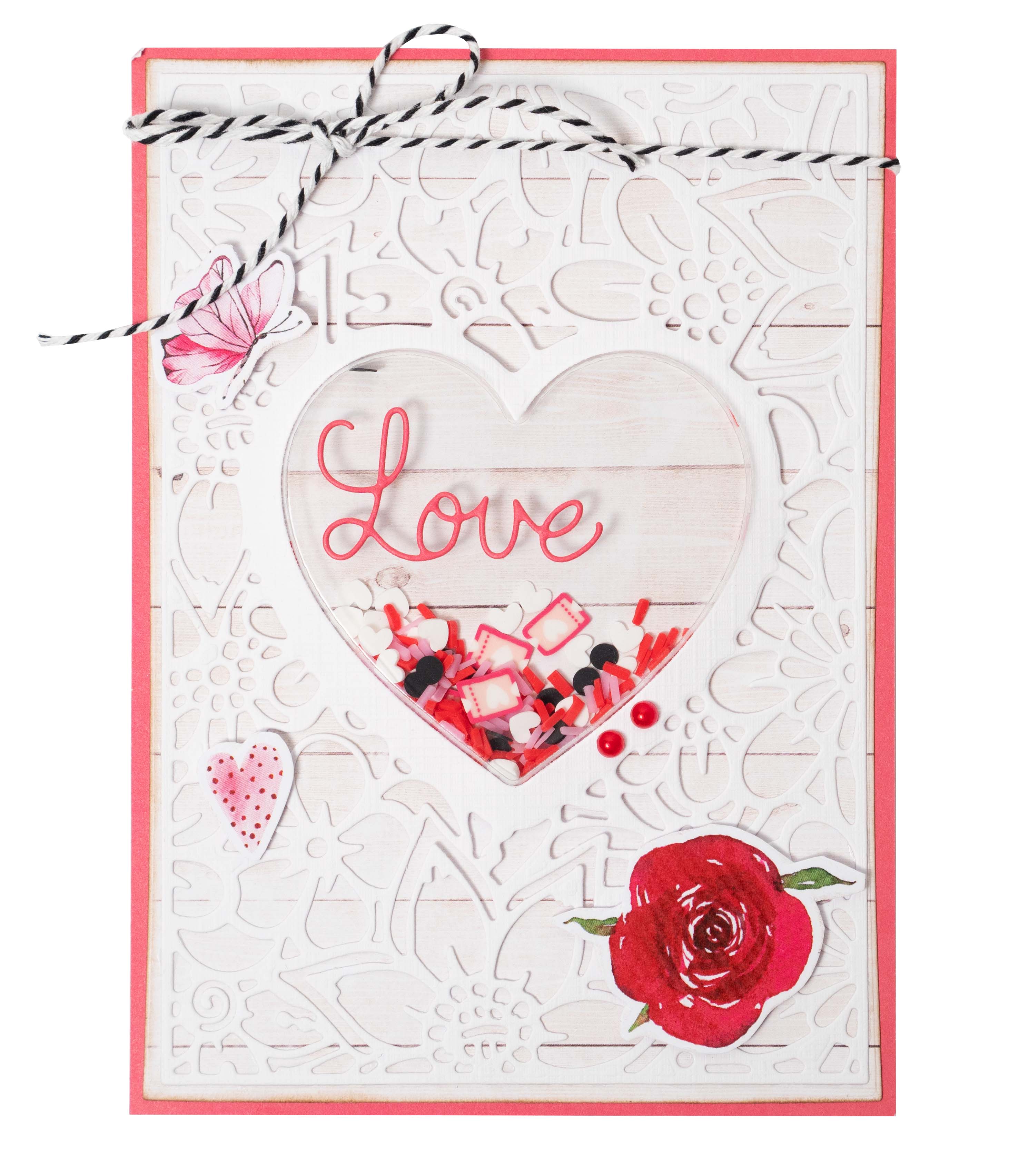 SL Cutting Die Floral Heart Frame Essentials 105x148x1mm 4 PC nr.465