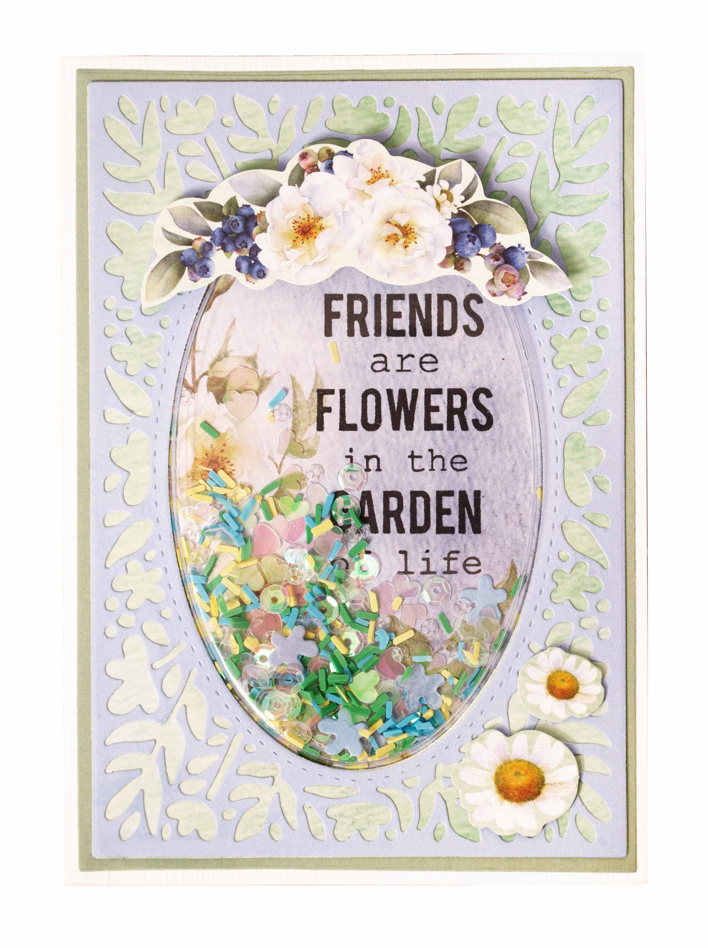 SL Cutting Dies Floral Border Card Essentials 148x210x1mm 8 PC nr.518