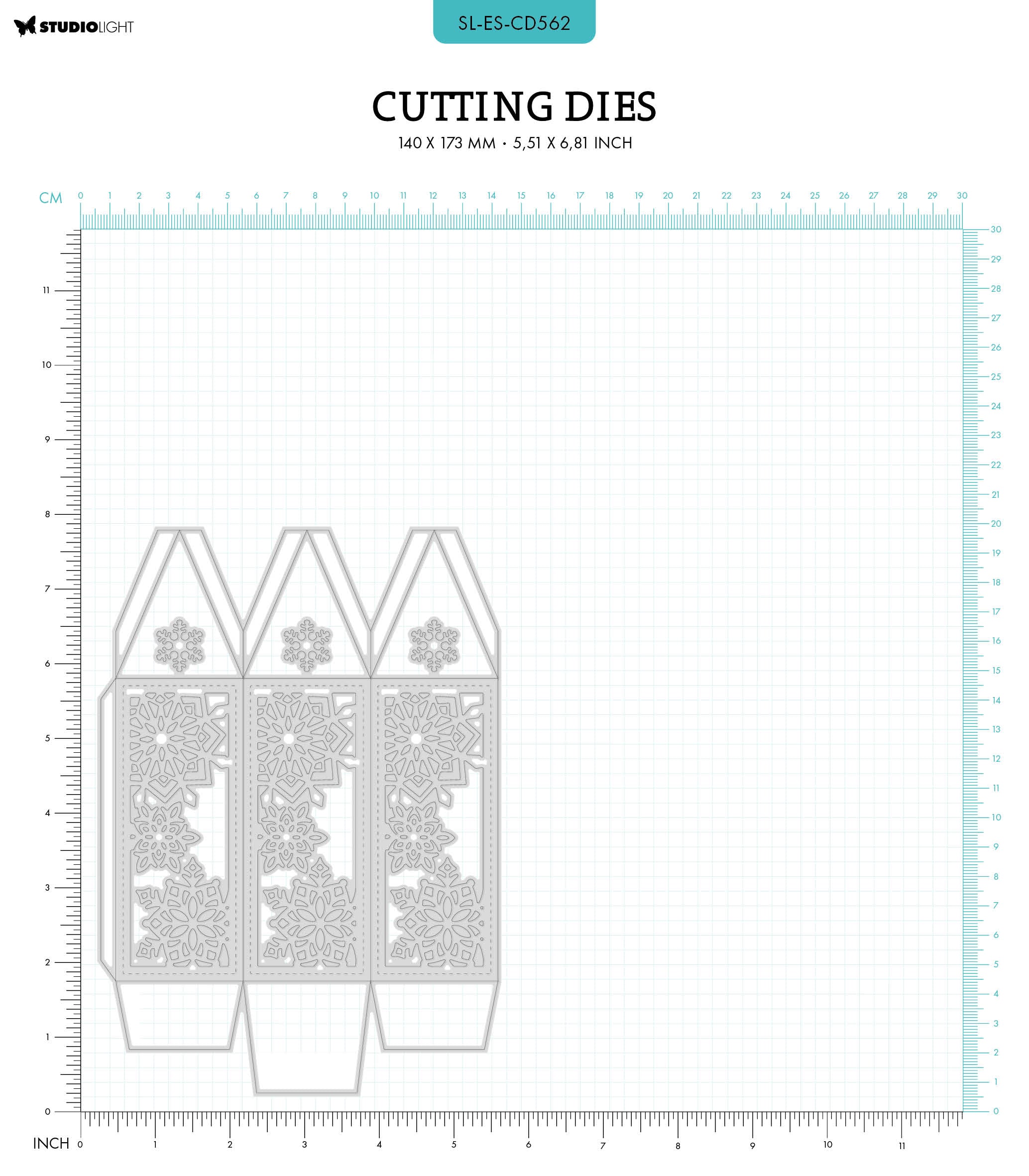 SL Cutting Die Snow Lantern Essentials 140x173x1mm 1 PC nr.562