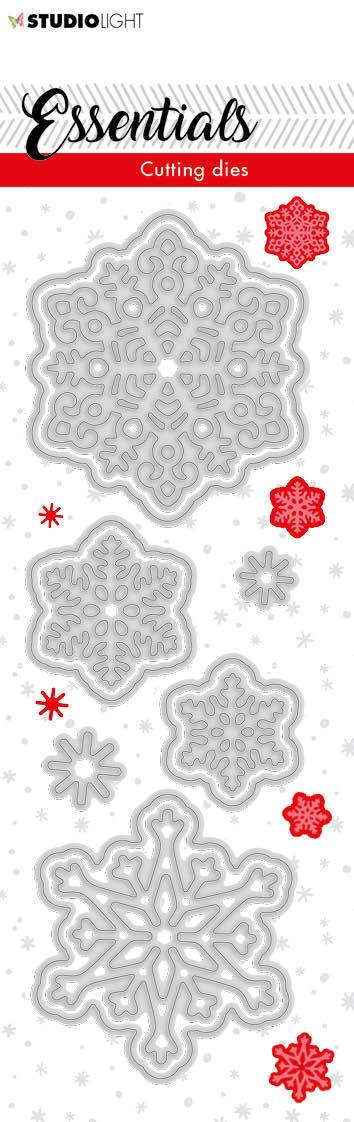 SL Cutting Die Christmas Small Snowflakes 1 Essentials 50x150mm nr.65