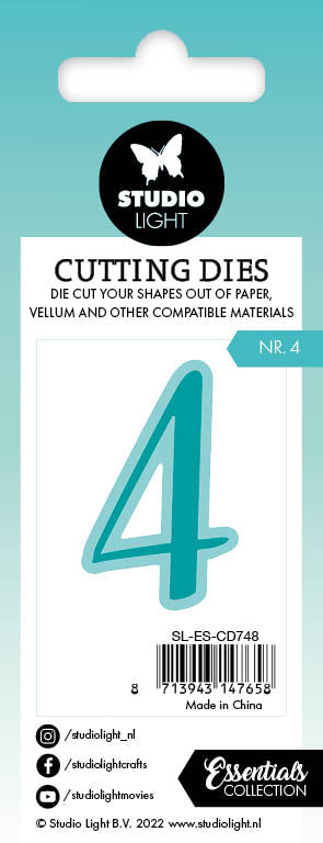 SL Cutting Dies NR. 4 Essentials 36x57x1mm 2 PC nr.748