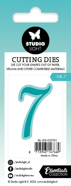 SL Cutting Dies NR. 7 Essentials 36x59x1mm 2 PC nr.751