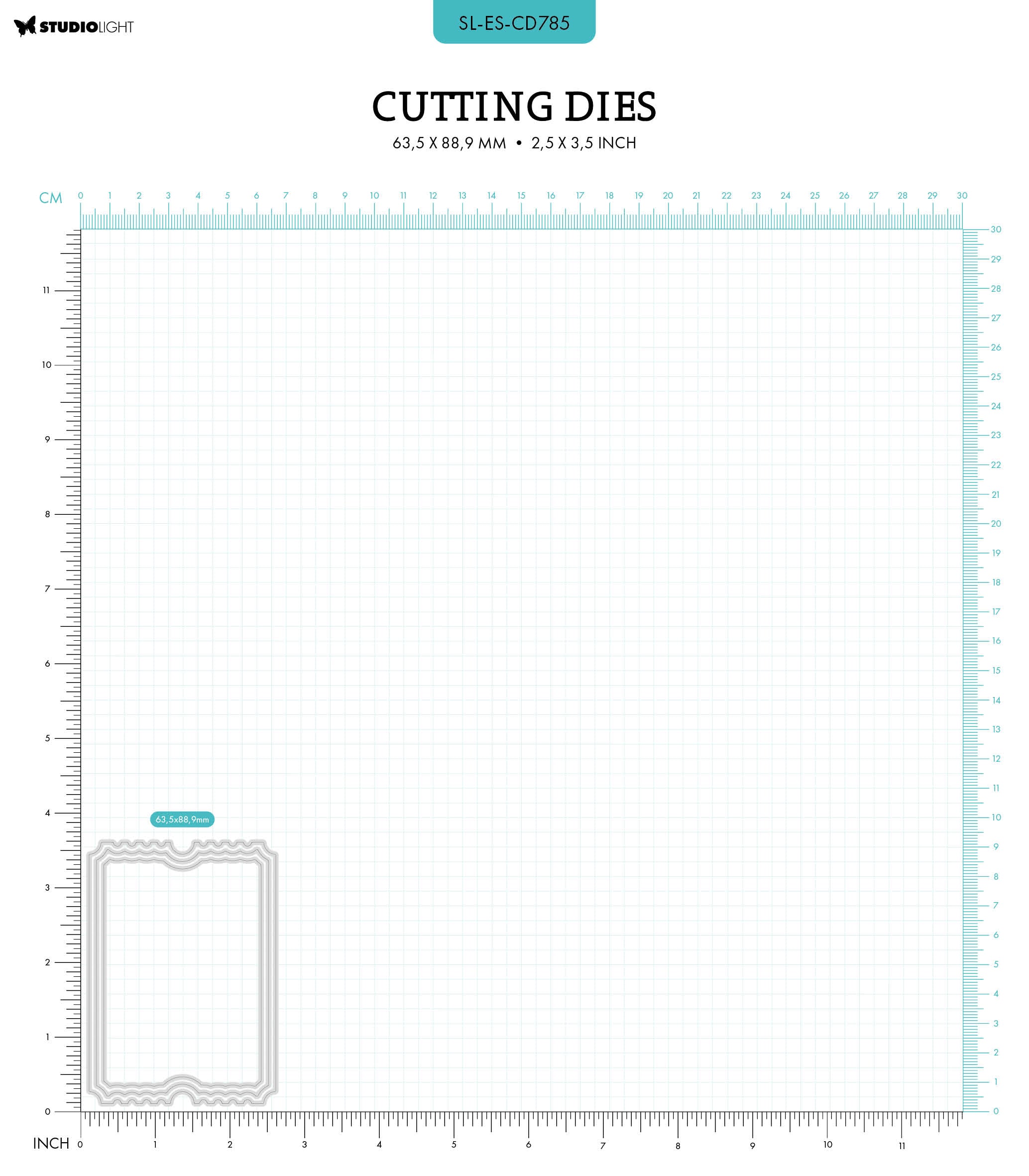 SL Cutting Die ATC Ticket Essentials 3 PC