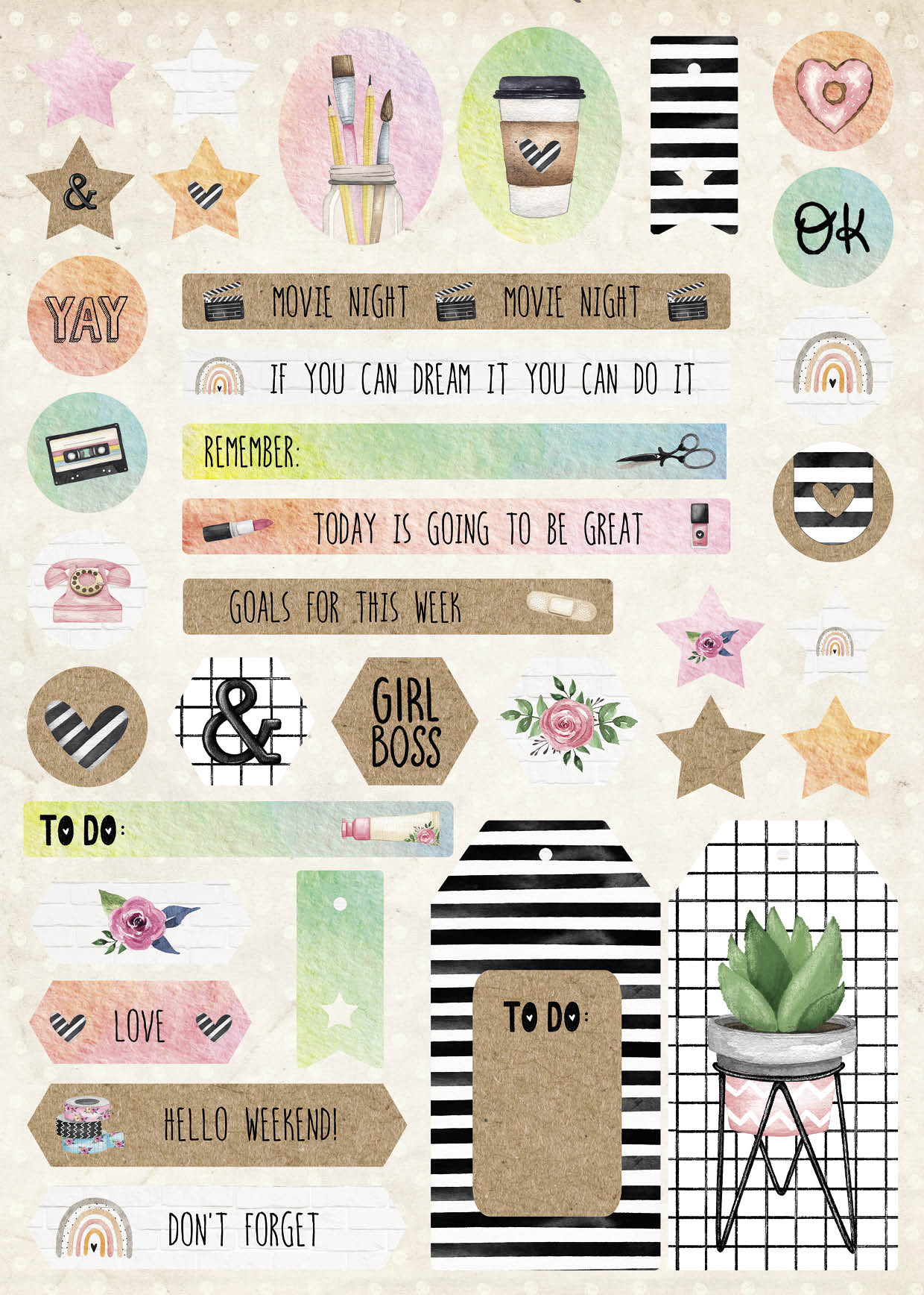 SL DIY Block Love To Create Essentials 294x210xmm 1 PC nr.16