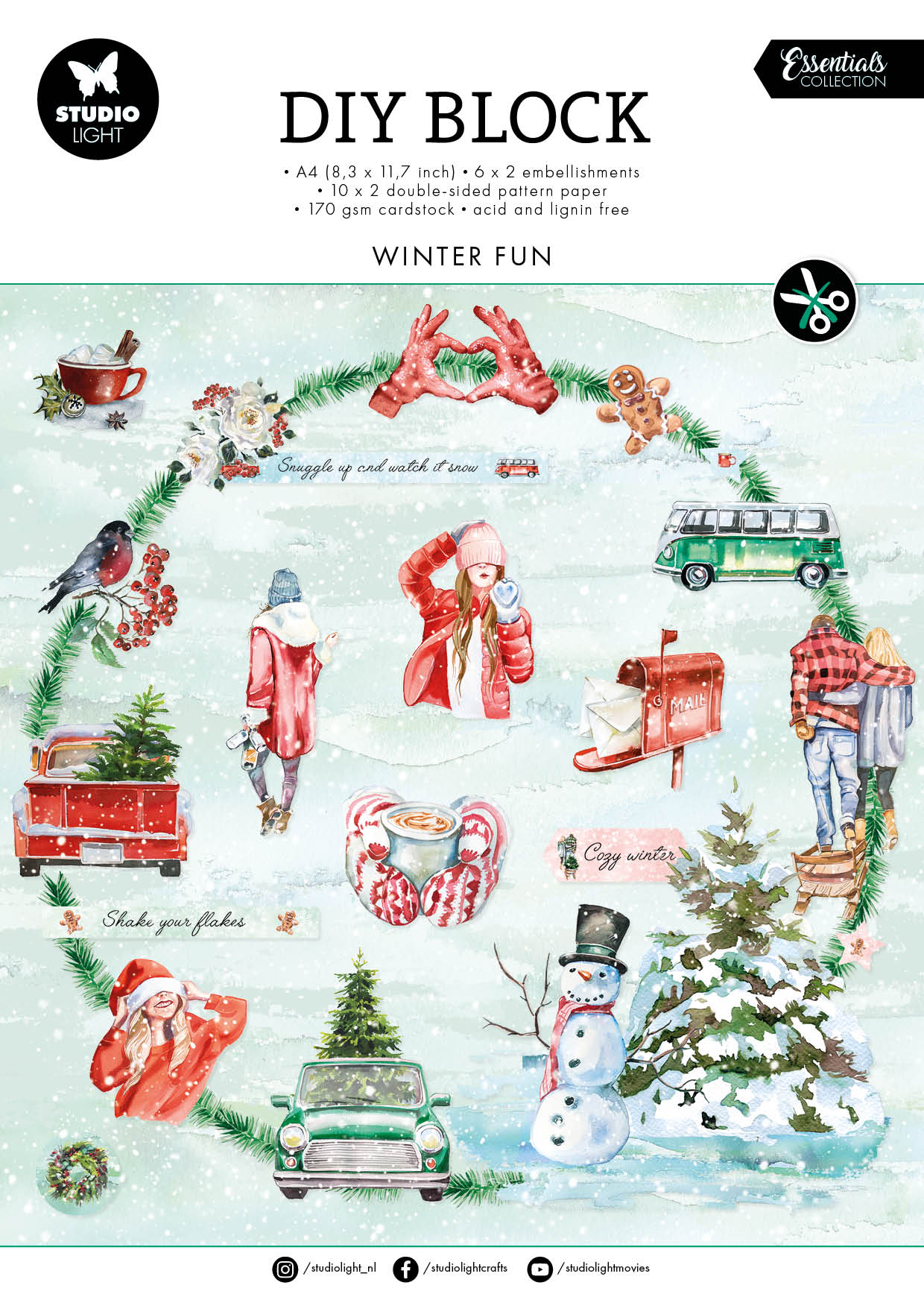 SL DIY Block Winter Fun Essentials 294x210x9mm 32 SH nr.59