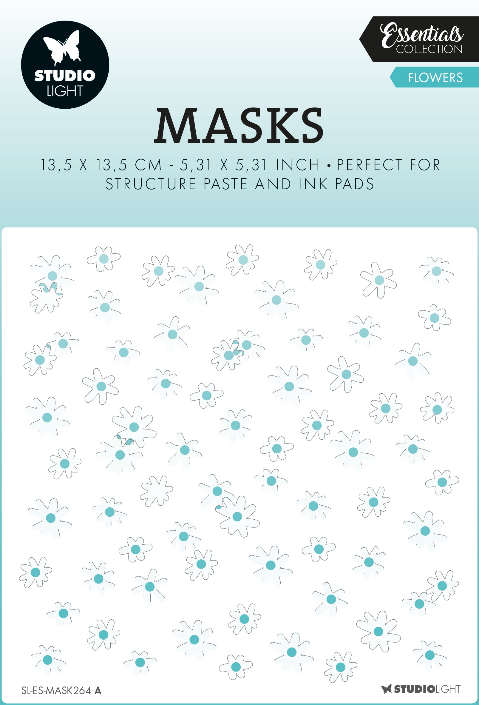 SL Mask Flowers Essentials 135x135x1mm 2 PC nr.264