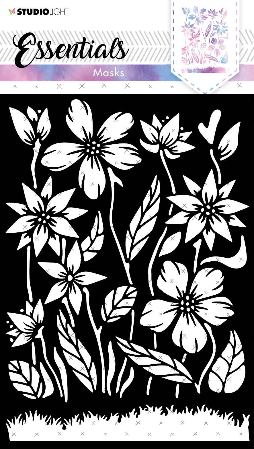 SL Mask Flowers Essentials 148x210x1mm 1 pc nr.60