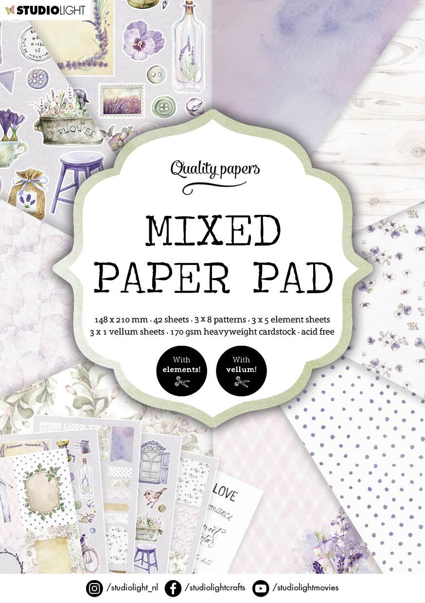 SL Mixed Paper Pad Pattern Paper Essentials 148x210mm 42 Sh nr.3