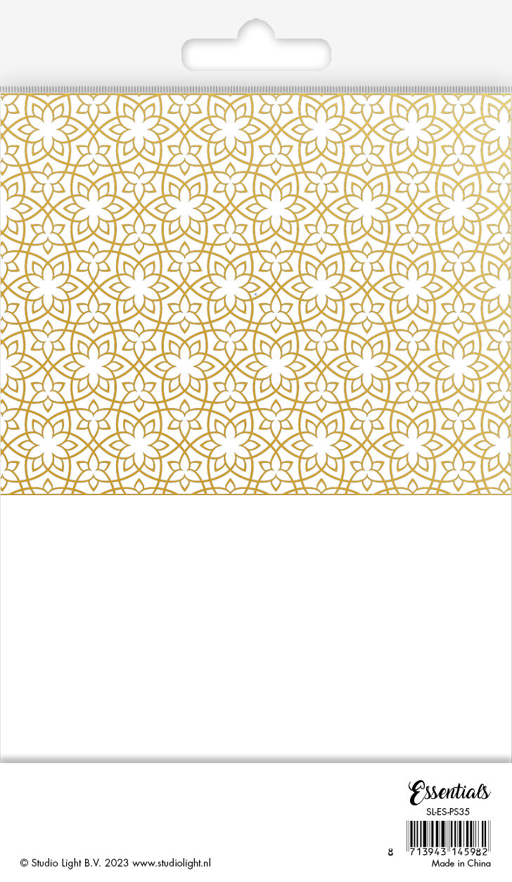 SL Foiled Cards Folded Cards Gold Foil Essentials 146x228x6mm 24 PC nr.35