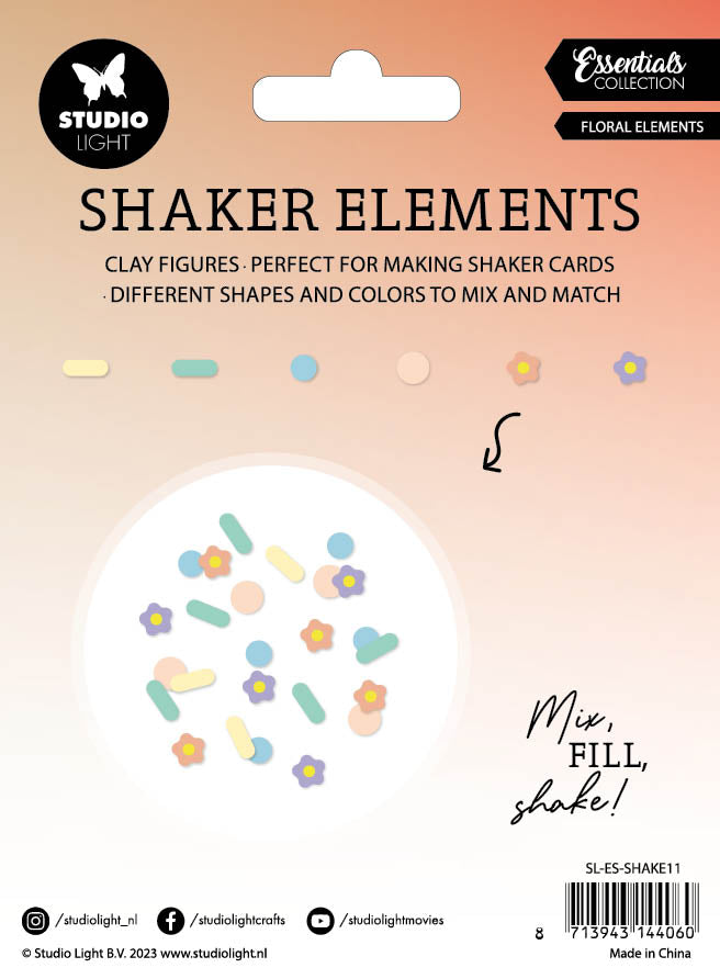 SL Shaker Elements Floral Elements Essentials 151x111x12mm 6 PC nr.11