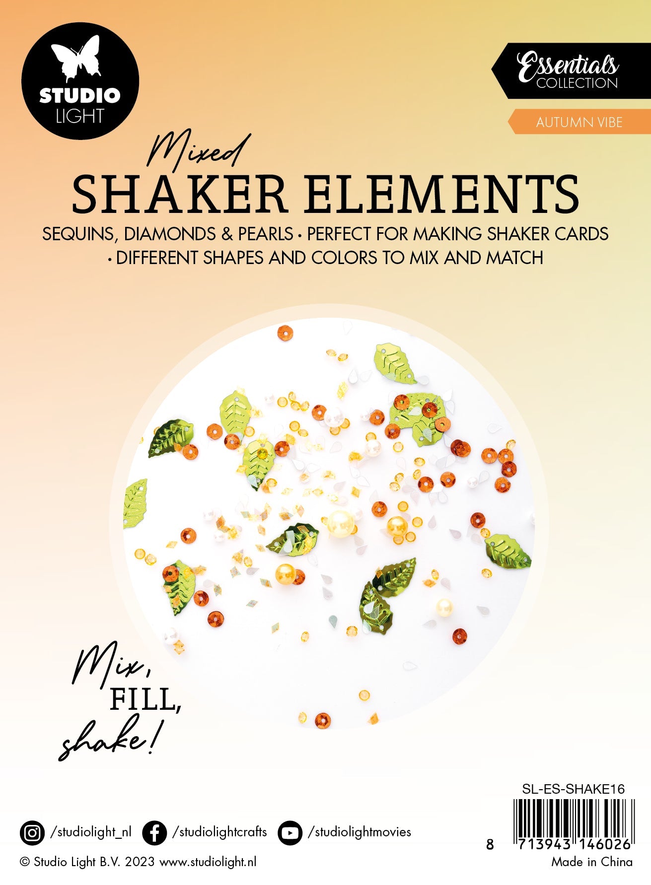 SL Shaker Elements Autumn Vibe Essentials 151x111x12mm 6 PC nr.16