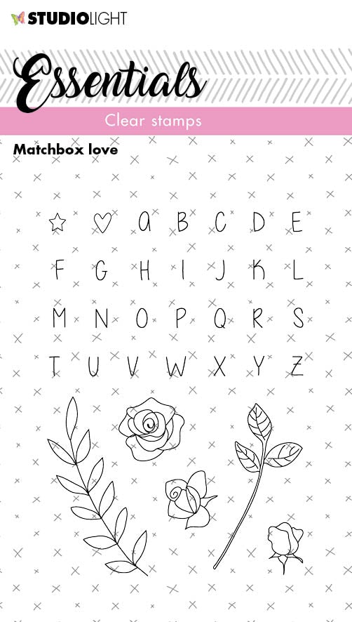 SL Clear Stamp Matchbox Love Essentials 74x100x4mm 1 PC nr.142