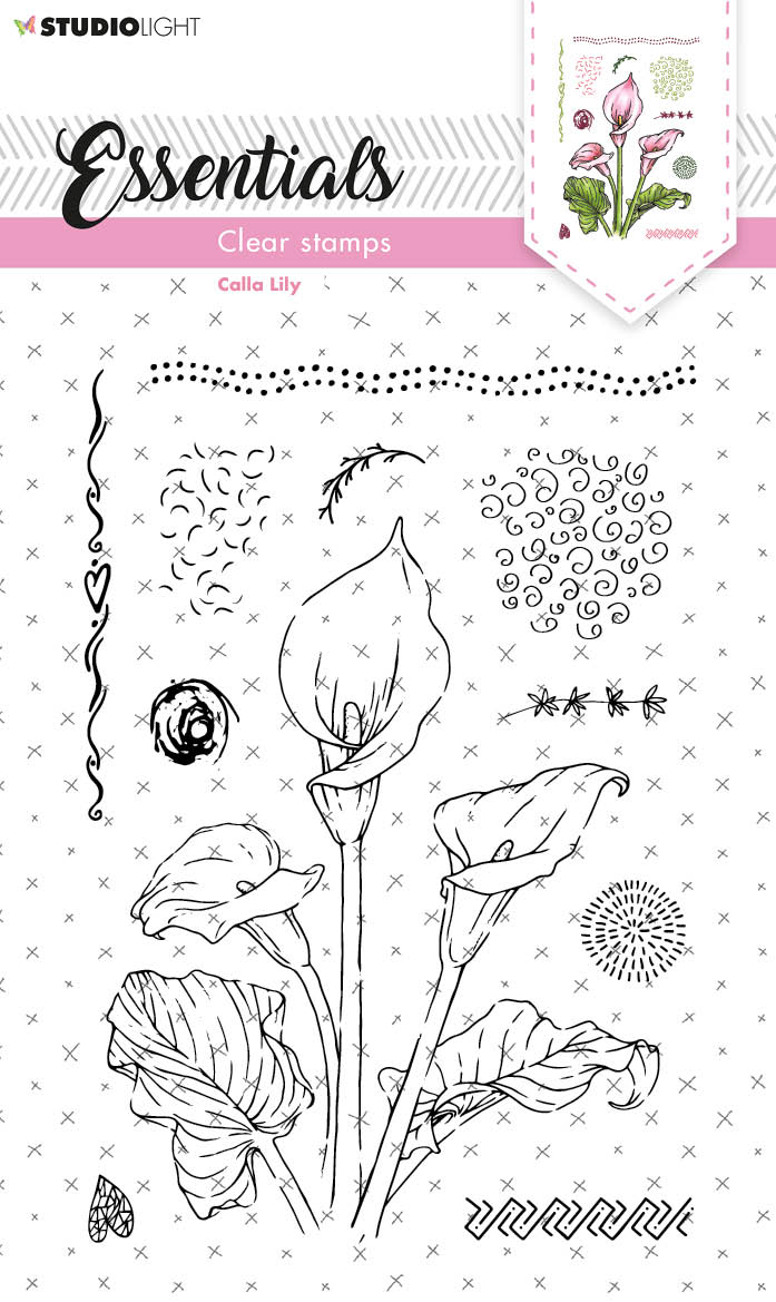 SL Clear Stamp Calla Lily Essentials 105x148x3mm 11 PC nr.156