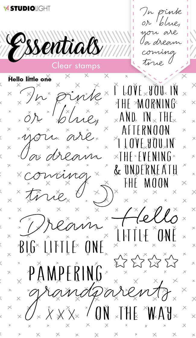 SL Clear Stamp Hello Little One Essentials 105x148x3mm 1 PC nr.174