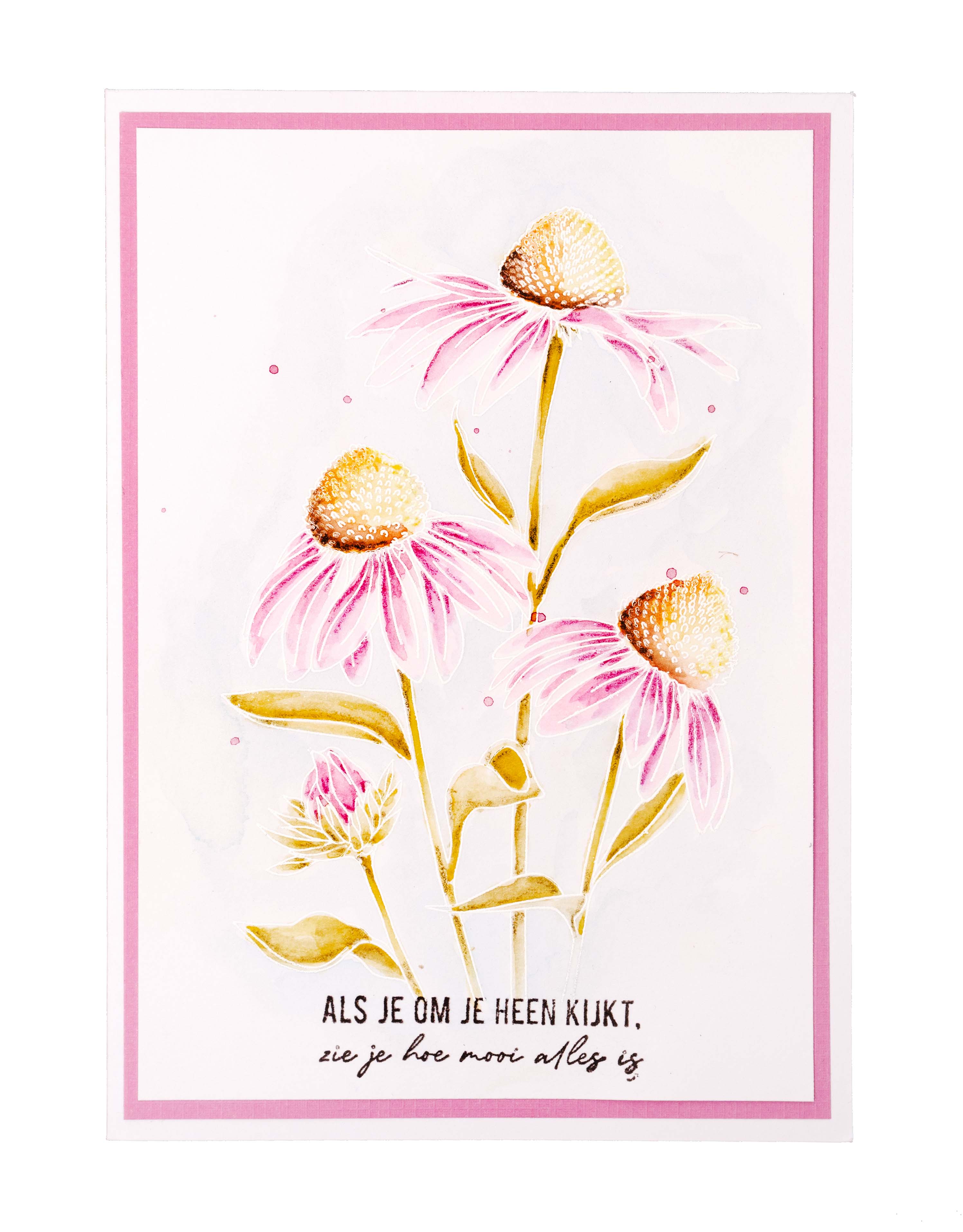SL Clear Stamp Echinacea Essentials 93x136x3mm 1 PC nr.543